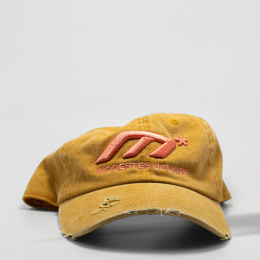 Mustard Distressed Hat