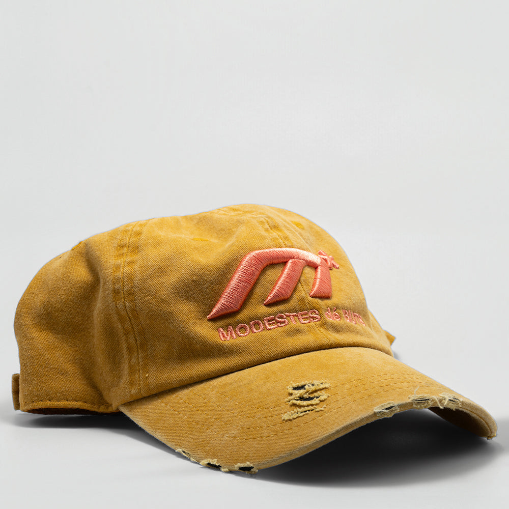 Mustard Distressed Hat
