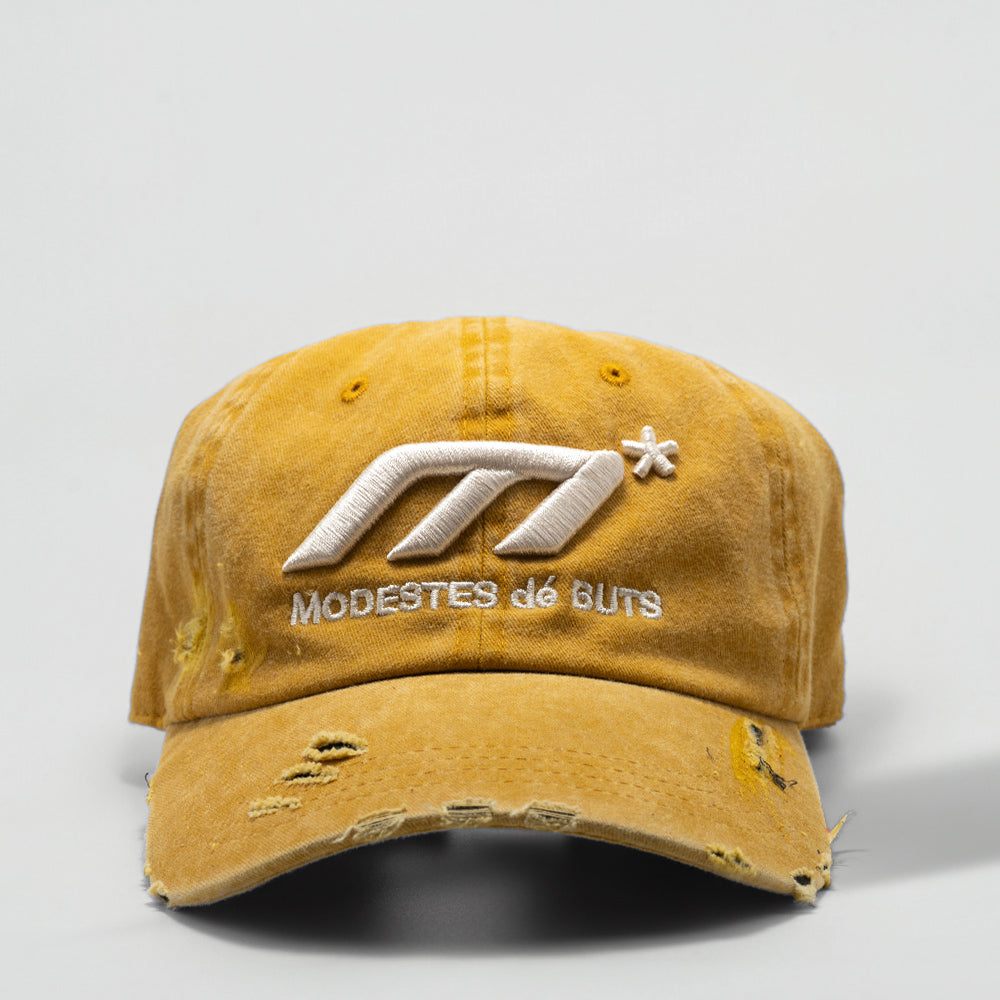 Ochre Distressed Hat