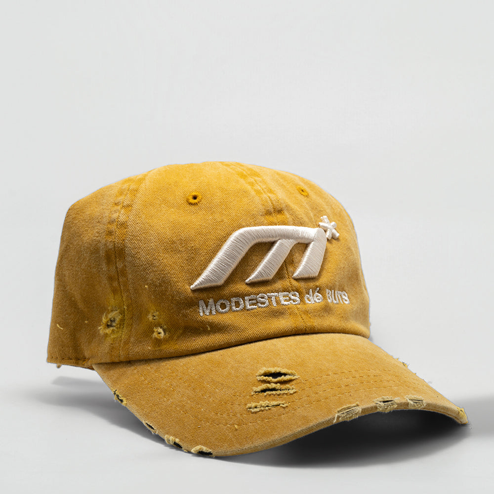 Ochre Distressed Hat