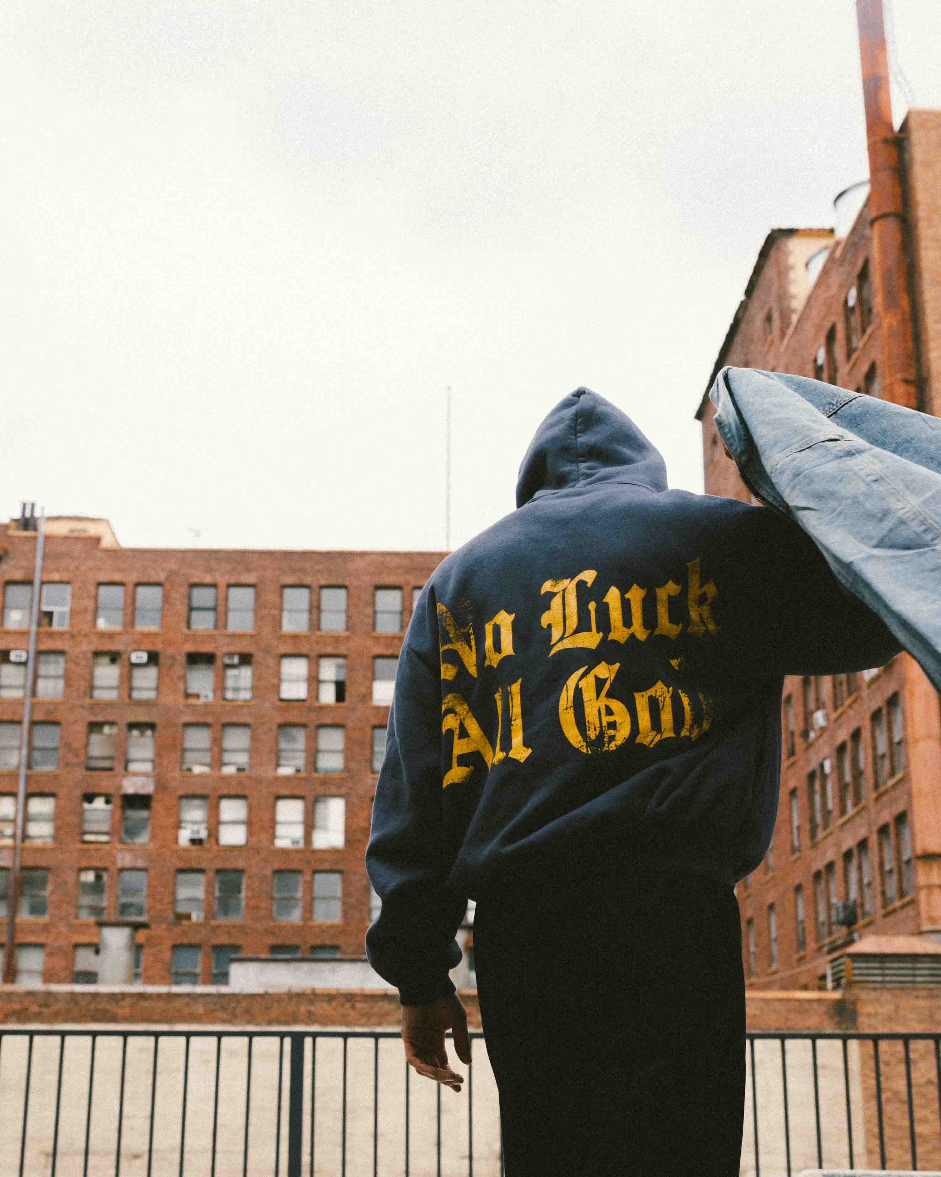 "No Luck All God" Hoodie