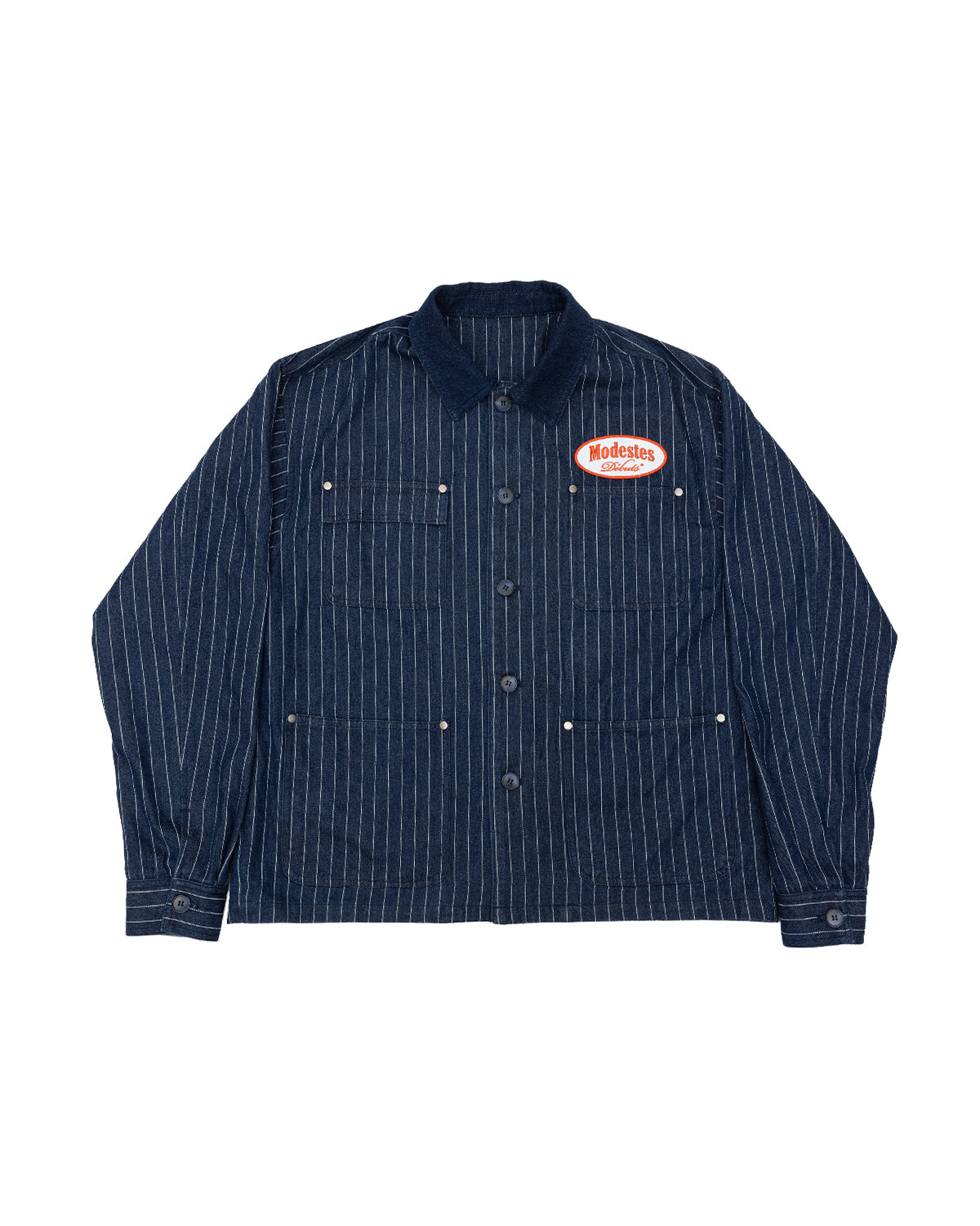 Japanese Pinstripe Twill Denim Jacket