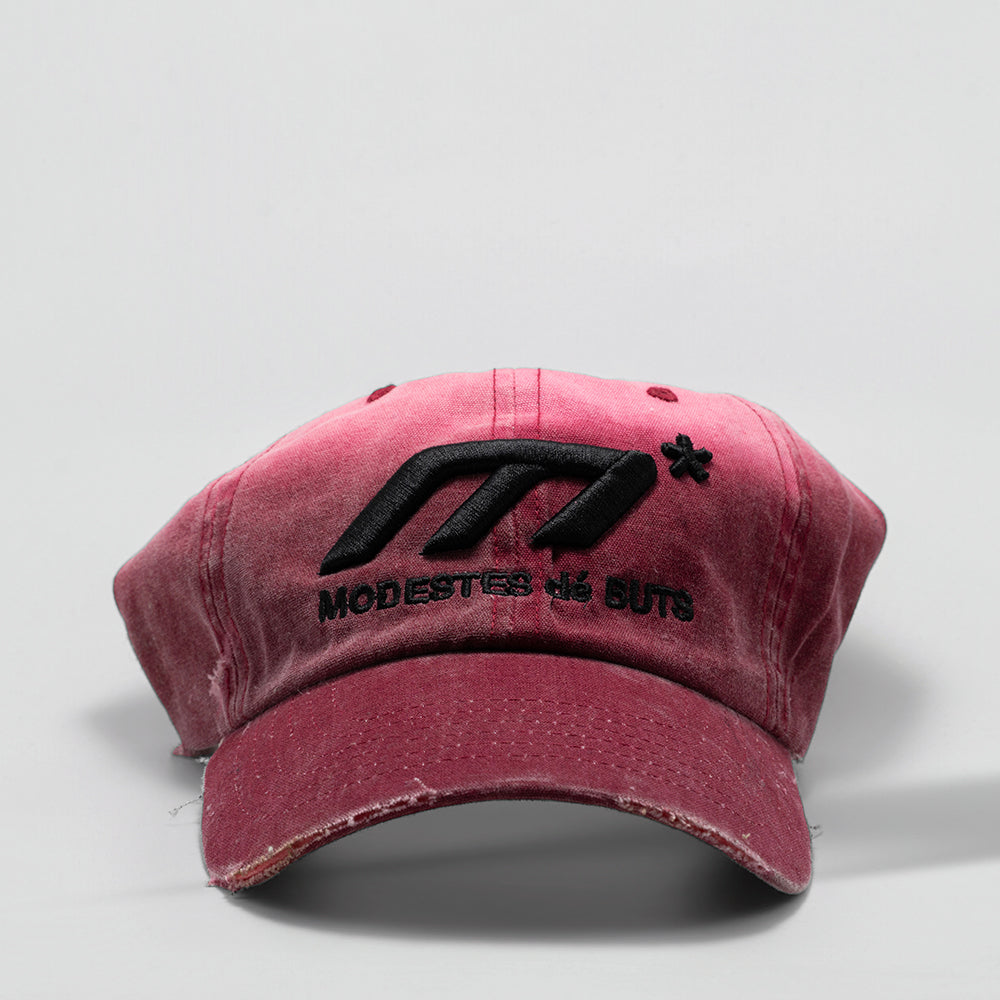 Oxblood Distressed Hat