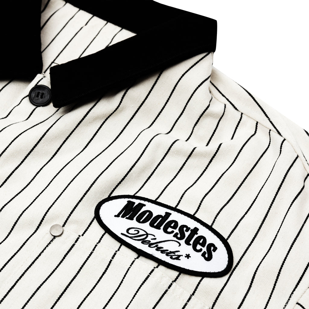 Japanese Pinstripe Twill Denim Jacket