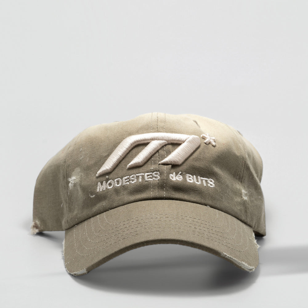 Oat Distressed Hat