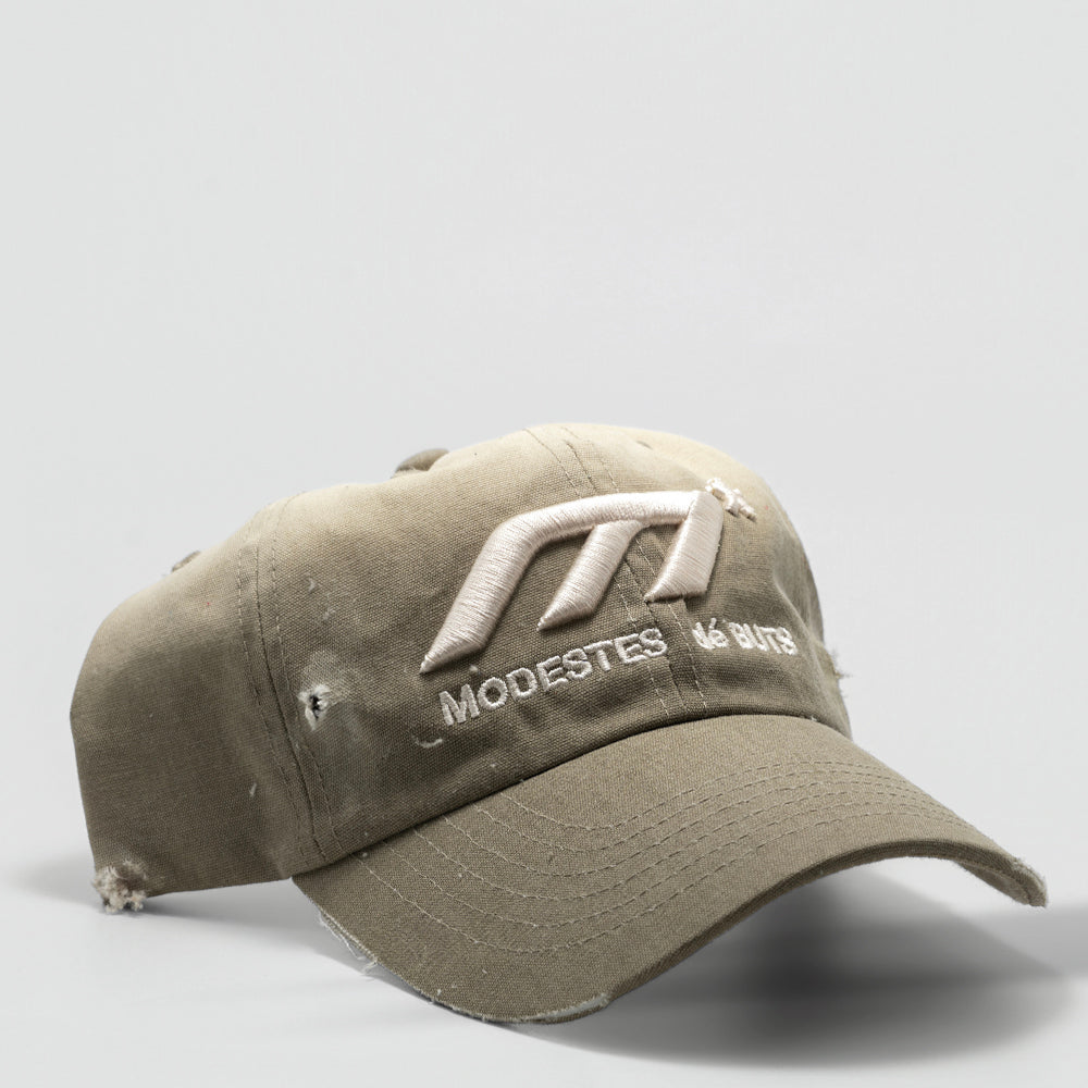 Oat Distressed Hat