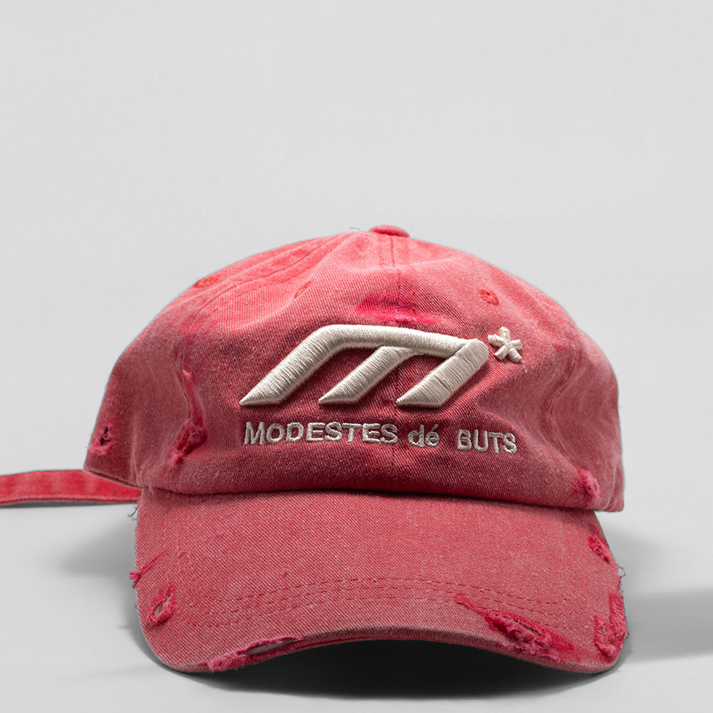 Washed Rose Distressed Hat